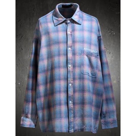 By The R/Check washed Long Shirts