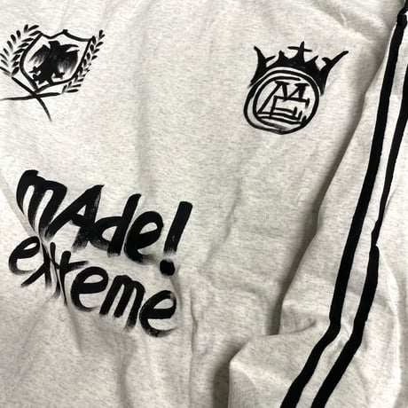 MADE EXTREME/ Paint LongSleeve Tee "LIGHT GRAY"
