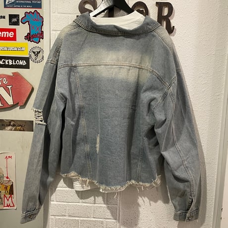 Mismatch nyc/Damaged Denim Jacket ＋ Pants (SET UP)