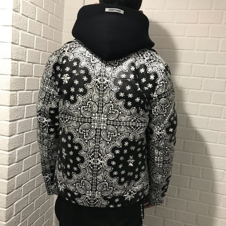 BOOHOO /BANDANA Biker Jacket