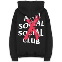 Anti Social Social Club/XX Logo フーディー　BLACK