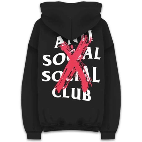 Anti Social Social Club/XX Logo フーディー　BLACK