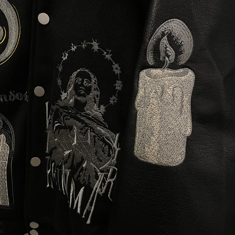 Mismatch NYC/ Pray Wool Varsity Jacket | BINGOS