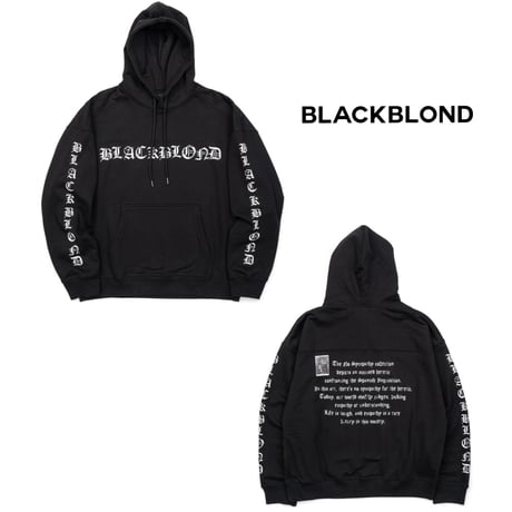 BLACK BLOND/Crushed Faith Hoodie