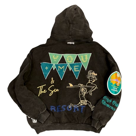 LIFTED ANCHORS/ Lovers Washed  Hoodie