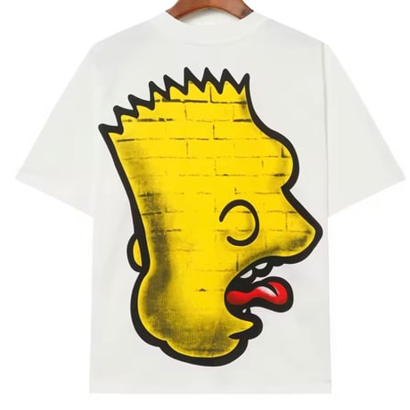 Mismatch NYC/Crazy Simpsons hommage tee  (WHITE)
