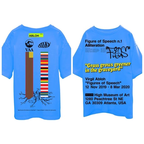 Virgil Abloh/Canary Yellow  Tshirts  BLUE