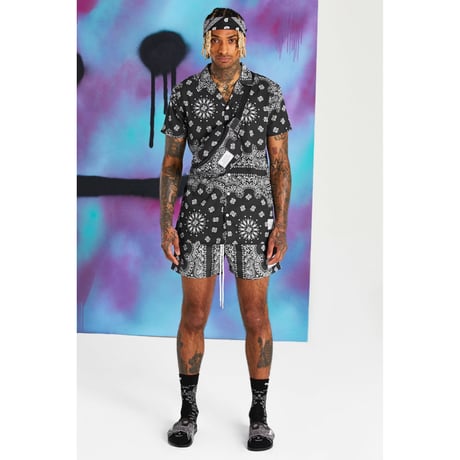 BOOHOO × Migos /BANDANA Set Up  BLACK