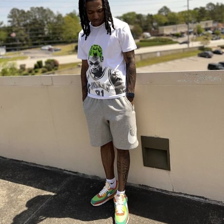 RODMAN official brand/Hair Green Tshirts