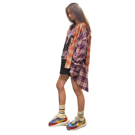 Mismatch NYC/Rework Flannel shirts RED