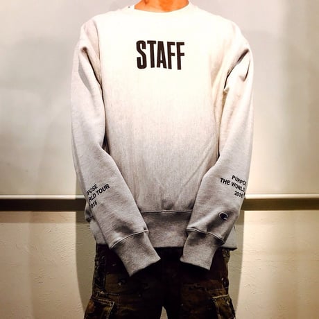 Purpose tour/Justin bieber official crew neck スエット