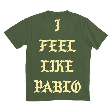 PABLO Tour/I Feel Like PABLO official Tshirt