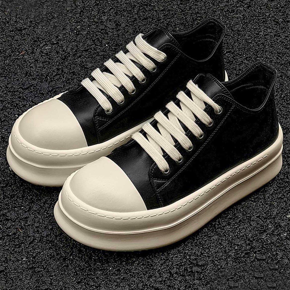 Mismatch NYC/leather Platform Shoes | BINGOSTAR Mismatch NYC/leather Platform Shoes | BINGOSTAR