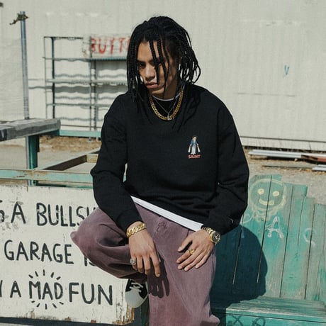 SAINT PAIN/MARY LongSleeve Tee BLACK
