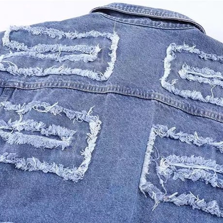 Mismatch NYC/Damaged Denim Jacket
