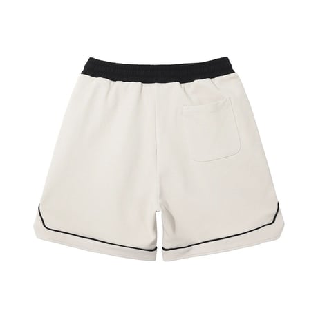 Mismatch NYC/Piping Shorts  "Black/Cream"