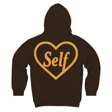 Petals and Peacocks/Love Hoodie BROWN