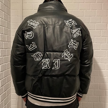 WOSS.official/PU LETHER Puffer jacket