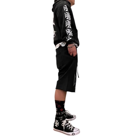 West Coast Choppers/ Logo Shorts"Vintage BLACK"