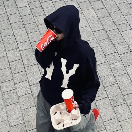 3.14π / BONE NY Hoodie "BLACK"
