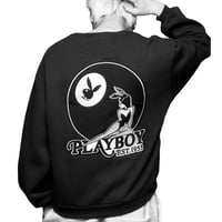 Playboy/Embroid Crewneck Sweatshirts "BLACK"