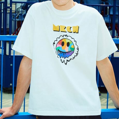 MISTER CHILD/ Rainbow SMILE Tshirts "WHITE"
