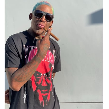 RODMAN official brand/Barwire Pink Tshirts