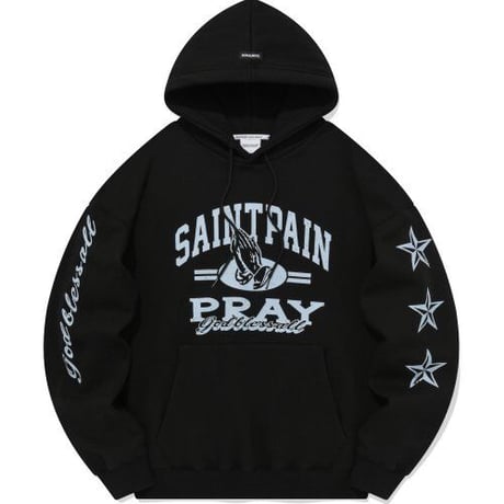 SAINT PAIN/Pray Hands Hoodie "BLACK"
