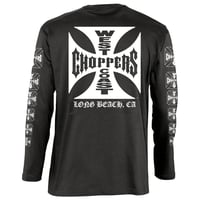 West Coast Choppers/ W.C.C Logo Longsleeve Tshirts "BLACK"