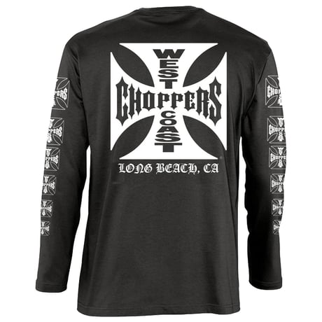 West Coast Choppers/ W.C.C Logo Longsleeve Tshirts "BLACK"