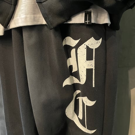 Spray Art Pants (SET UP)  BLACK/GRAY