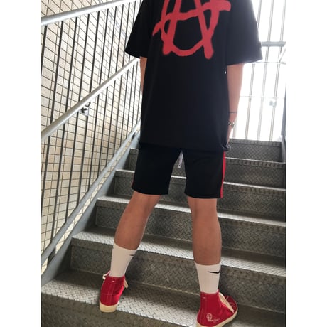 Karter Collection/shorts BLACK ×RED