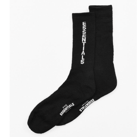 Fear Of God  FOG Essentials/Graphic Socks  BLACK