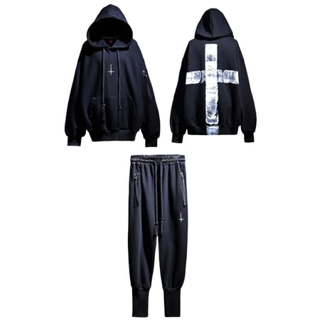 By The R/ Cross Paint Cotton Pants (SET UP)