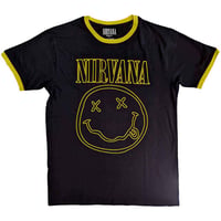 Nirvana/Official twotone Tshirts BLACK