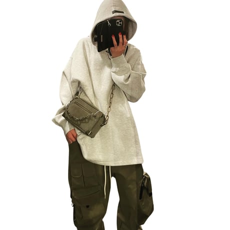 ESSENTIALS by Fear of God /Logo Relax Hoodie  "Oatmeal"