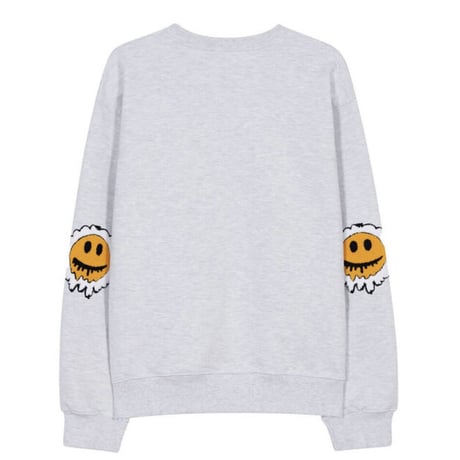 MISTER CHILD/Smile elbow  crewneck "LIGHT GREY"