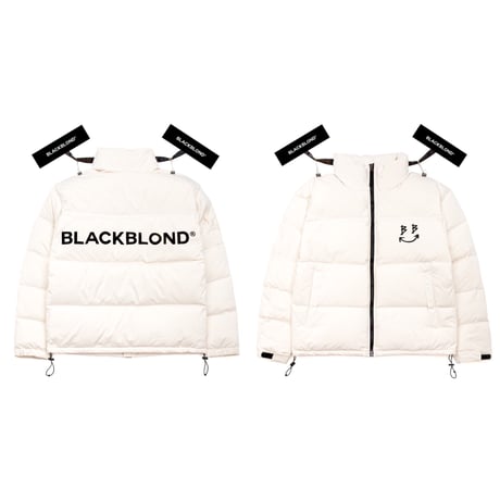 BLACK BLOND/BB SMILE Down Jacket  CREAM