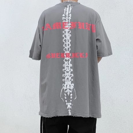 WOSS.official/Damege Tee Grey