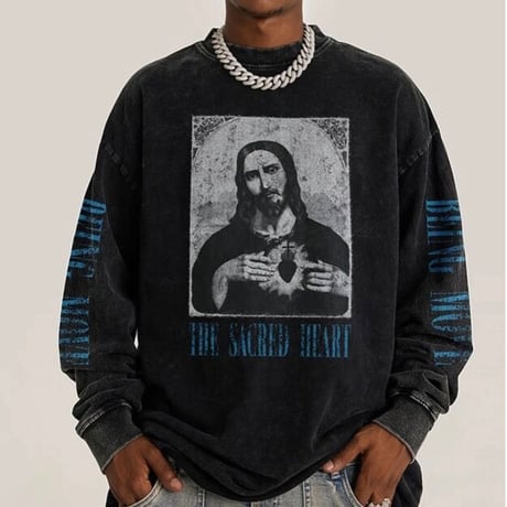 Mismatch NYC/Christ washed Longsleeve Tee
