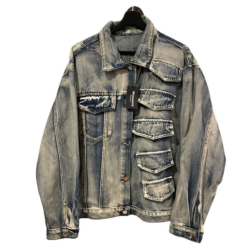 Mismatch NYC/Wash Pockets Denim Jacket | BINGOS