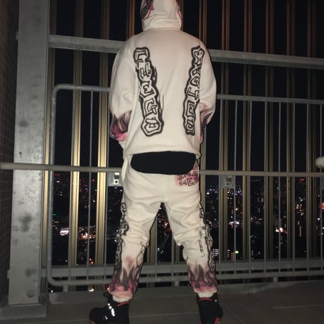 GRMY×Shirts King Phade/Flame SweatPants
