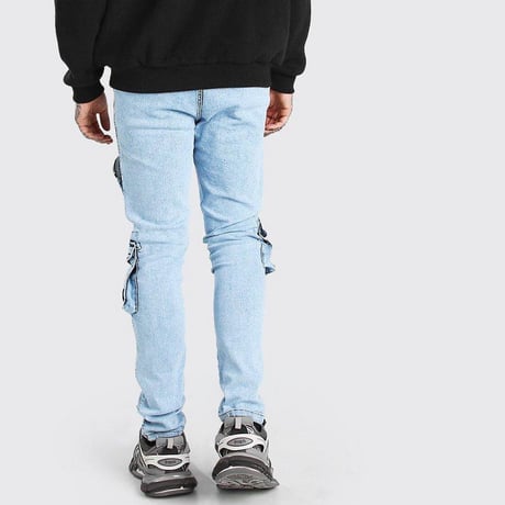 BOOHOO /Cargo denim pants