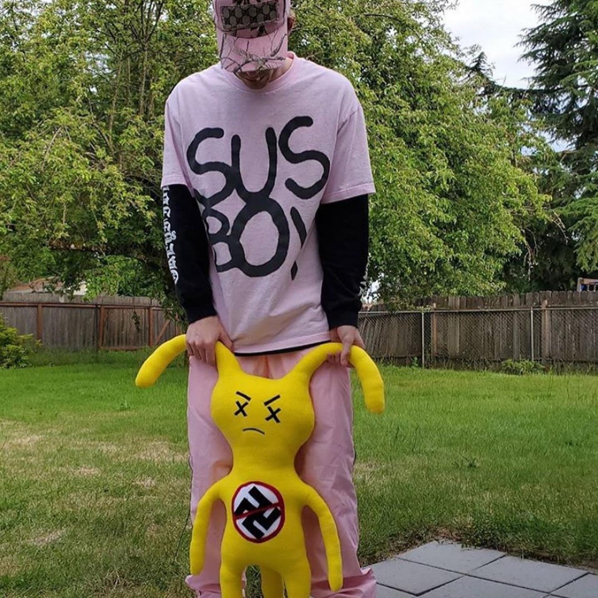 SUS BOY/LOGO Anarchy Tshirts PINK | BINGOSTAR