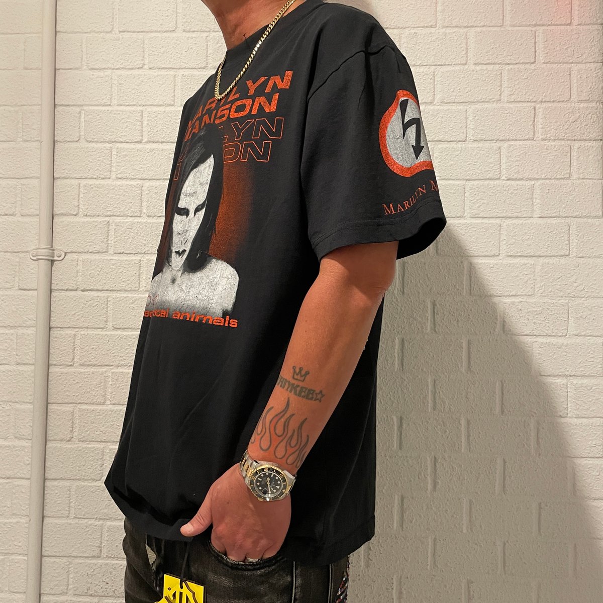 Marilyn Manson× Giant Vintage official Tee | BI