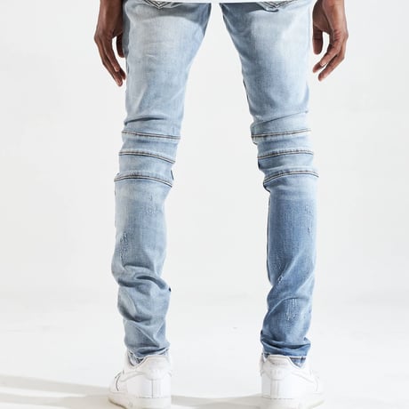 Crysp Denim/Blue Damege  denim