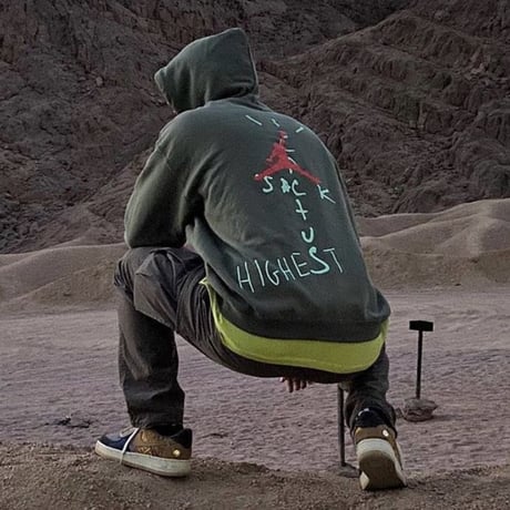 Nike × Travis Scott /Cactus Jack JORDAN Hoodie "OLIVE"