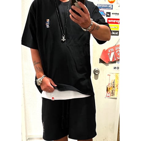 YALE official / Bulldog Logo Tee "WHITE & BLACK"