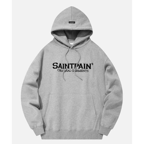 SAINT PAIN/ Logo Hoodie GRAY
