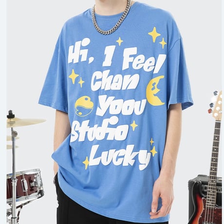 WOSS.official/Oversized Puff print Tshirs